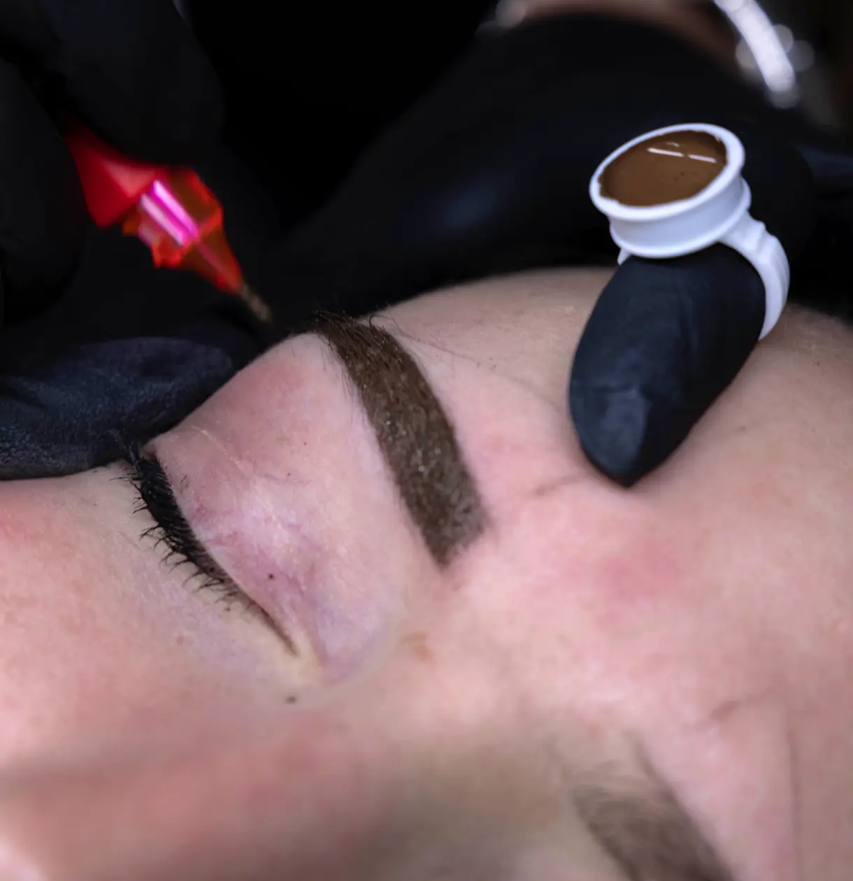 Résultat maquillage permanent après retouche
